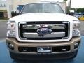 2011 White Platinum Tri-Coat Metallic Ford F350 Super Duty King Ranch Crew Cab 4x4  photo #8