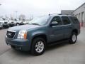 2009 Stealth Gray Metallic GMC Yukon SLT 4x4  photo #3