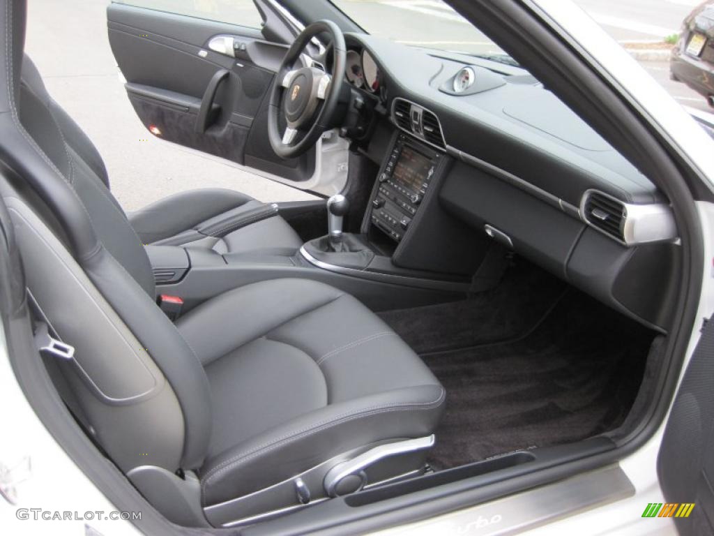 2009 911 Turbo Coupe - Carrara White / Black photo #17