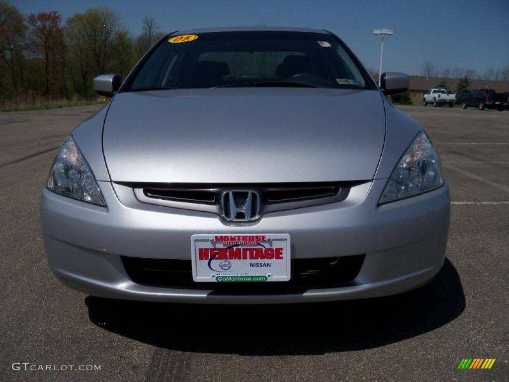 2005 Accord EX Sedan - Satin Silver Metallic / Black photo #1