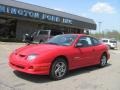 2001 Bright Red Pontiac Sunfire SE Coupe  photo #2