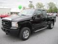 2006 Black Ford F250 Super Duty XLT SuperCab 4x4  photo #3