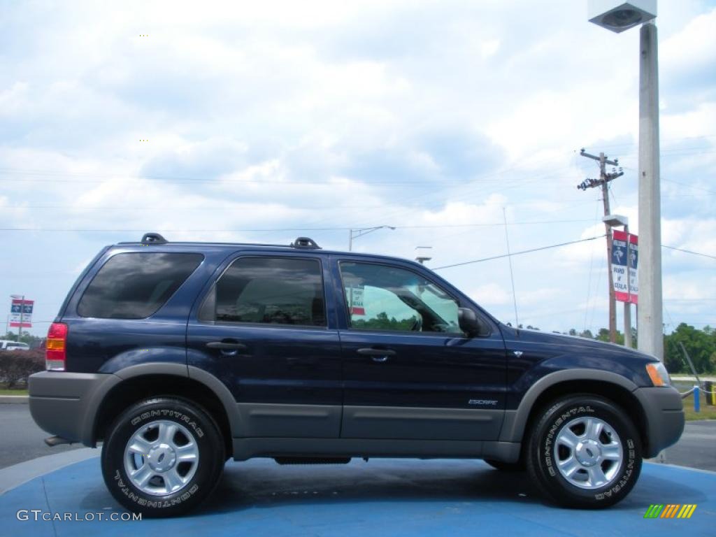 2002 Escape XLT V6 4WD - True Blue Metallic / Medium Graphite photo #6