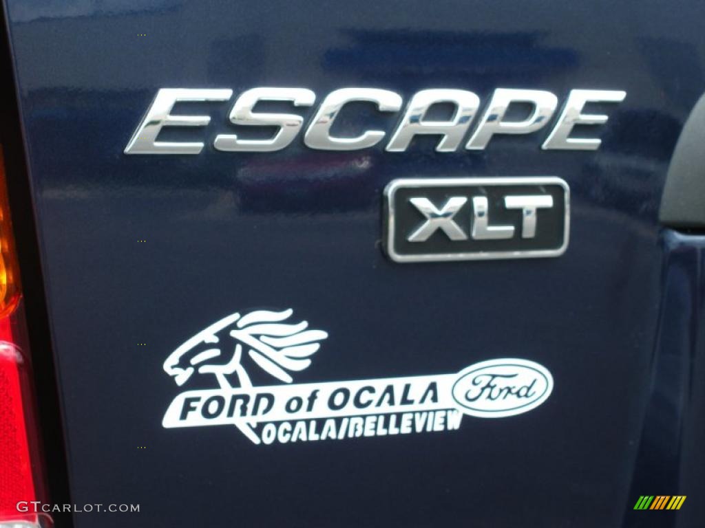 2002 Escape XLT V6 4WD - True Blue Metallic / Medium Graphite photo #9