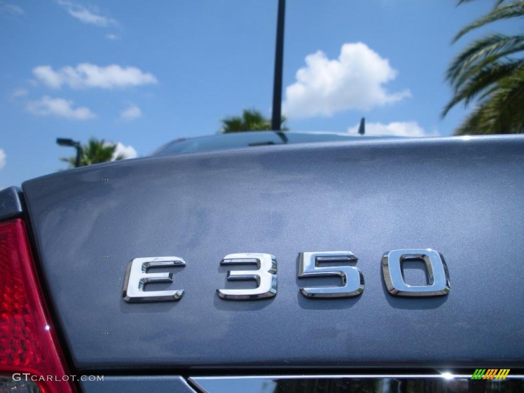 2007 E 350 Sedan - Platinum Blue Metallic / Ash photo #9