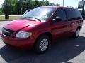 2001 Inferno Red Pearl Chrysler Town & Country LX  photo #4
