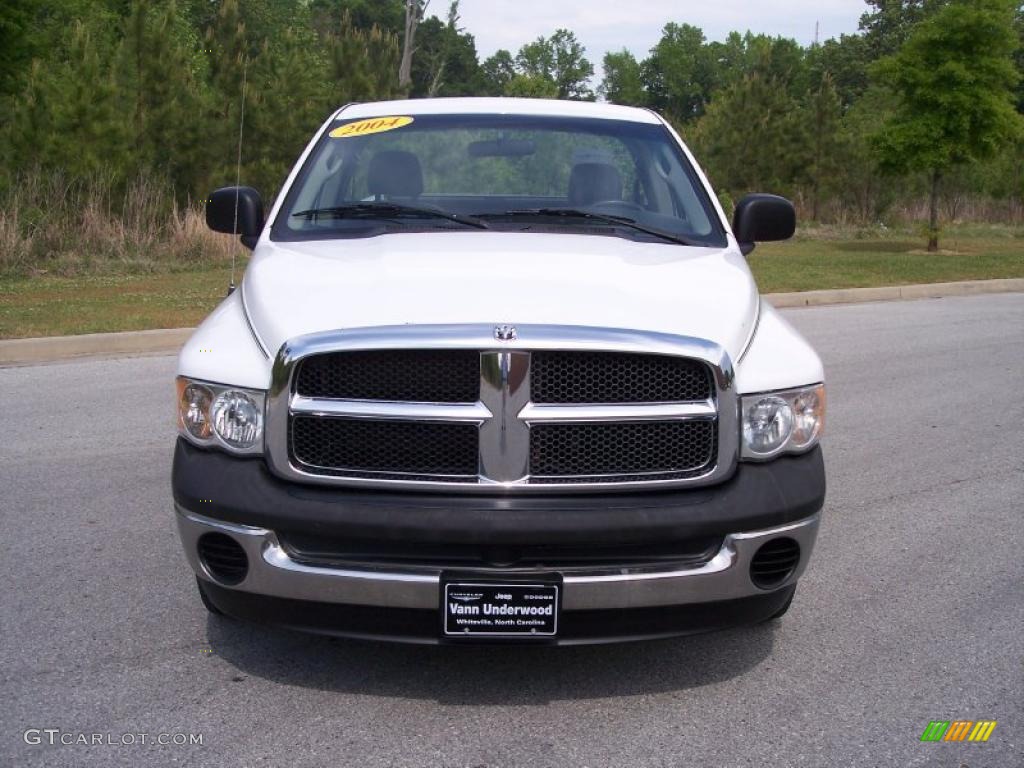 2004 Ram 1500 ST Regular Cab - Bright White / Dark Slate Gray photo #2