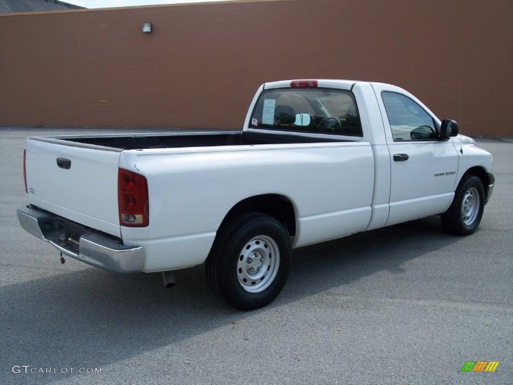 2004 Ram 1500 ST Regular Cab - Bright White / Dark Slate Gray photo #4