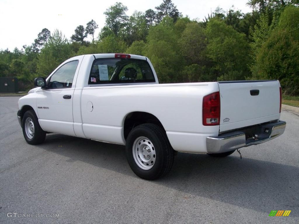 2004 Ram 1500 ST Regular Cab - Bright White / Dark Slate Gray photo #5