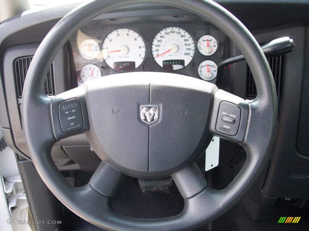 2004 Ram 1500 ST Regular Cab - Bright White / Dark Slate Gray photo #20