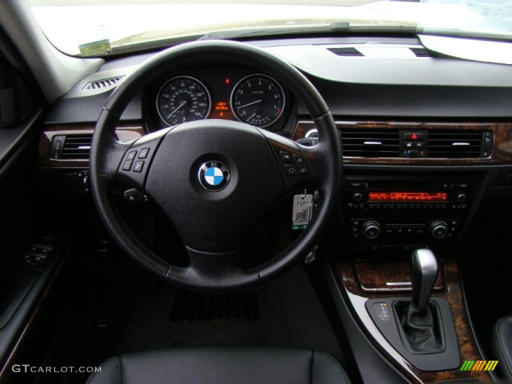 2008 3 Series 328xi Sedan - Jet Black / Black photo #12