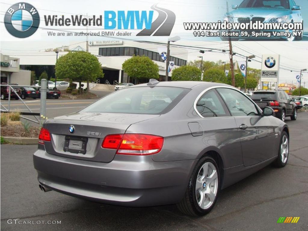 2009 3 Series 328xi Coupe - Titanium Silver Metallic / Black photo #4