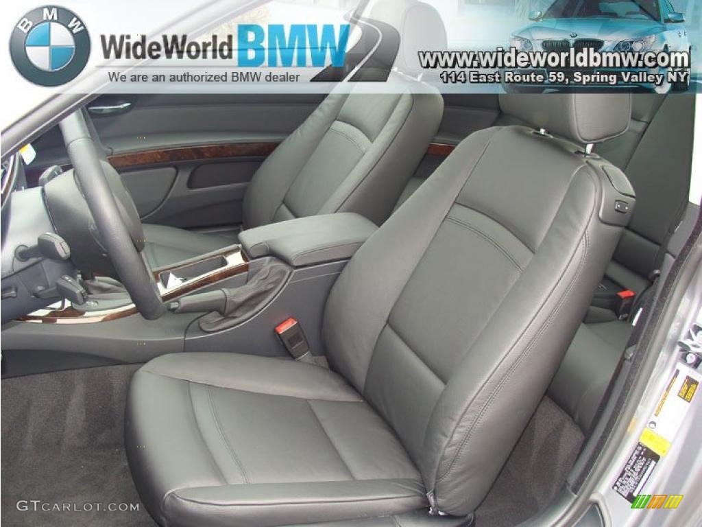 2009 3 Series 328xi Coupe - Titanium Silver Metallic / Black photo #11