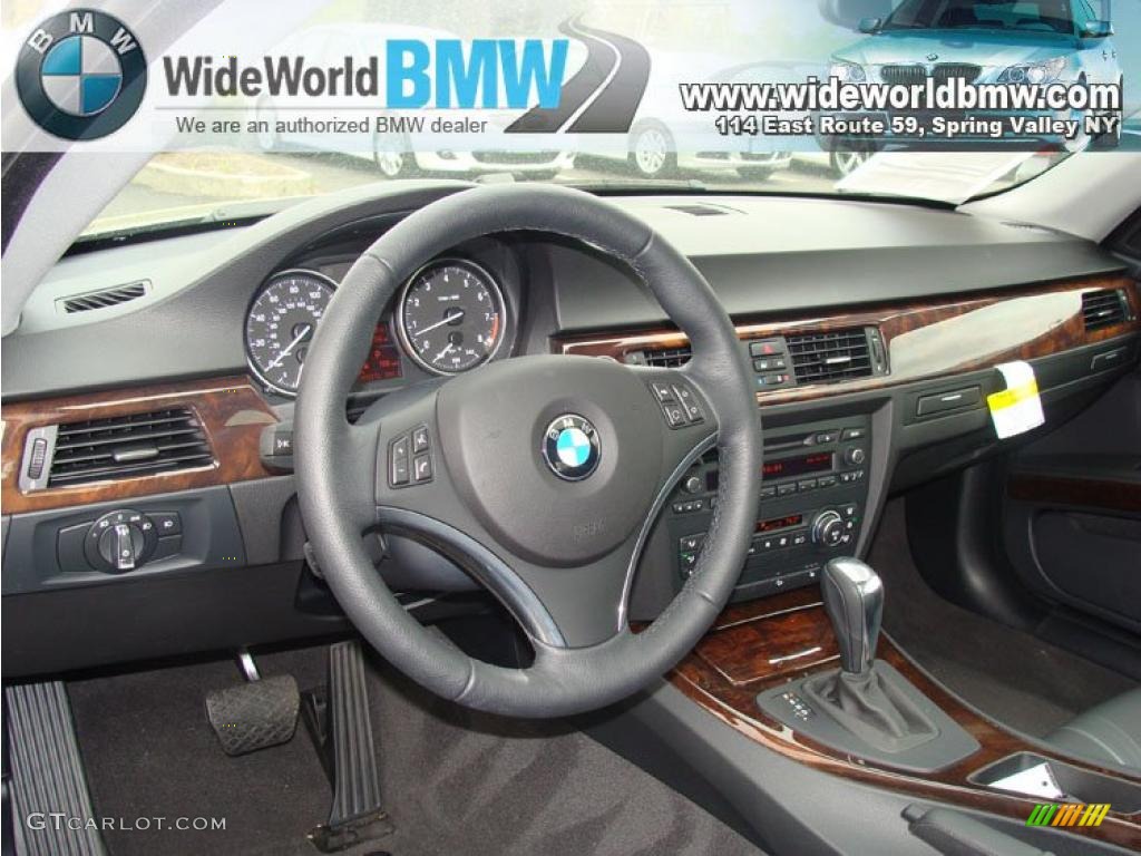 2009 3 Series 328xi Coupe - Titanium Silver Metallic / Black photo #12