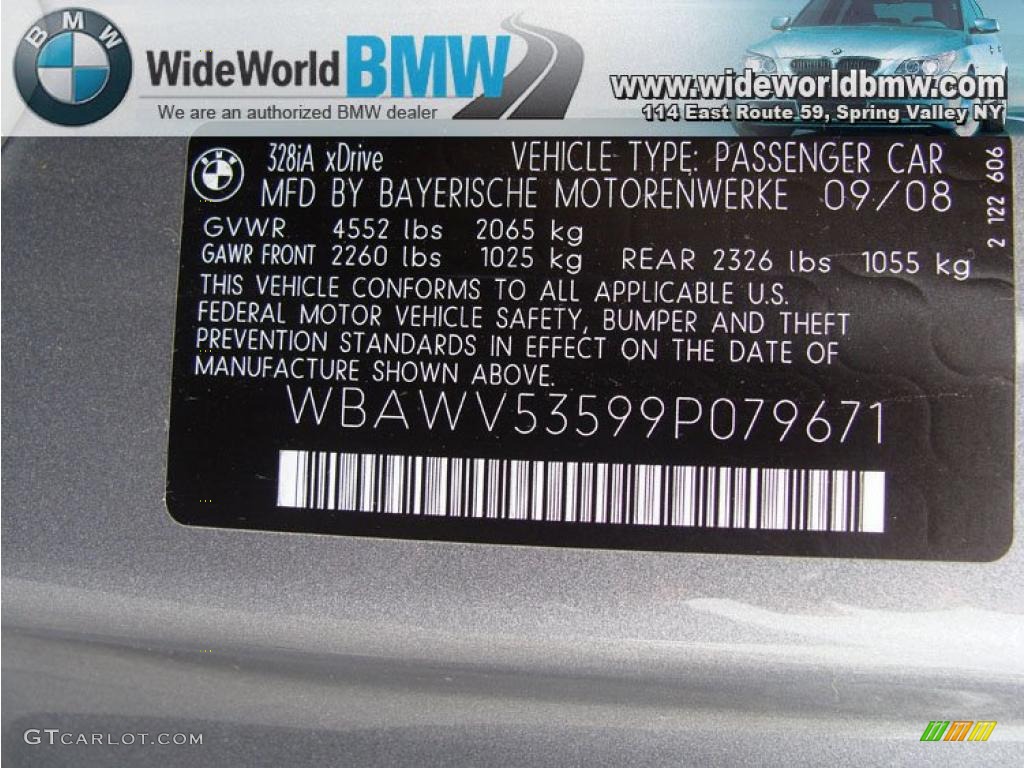 2009 3 Series 328xi Coupe - Titanium Silver Metallic / Black photo #16