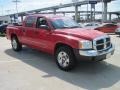 2005 Flame Red Dodge Dakota SLT Quad Cab  photo #2