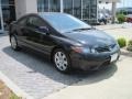 2008 Nighthawk Black Pearl Honda Civic LX Coupe  photo #2