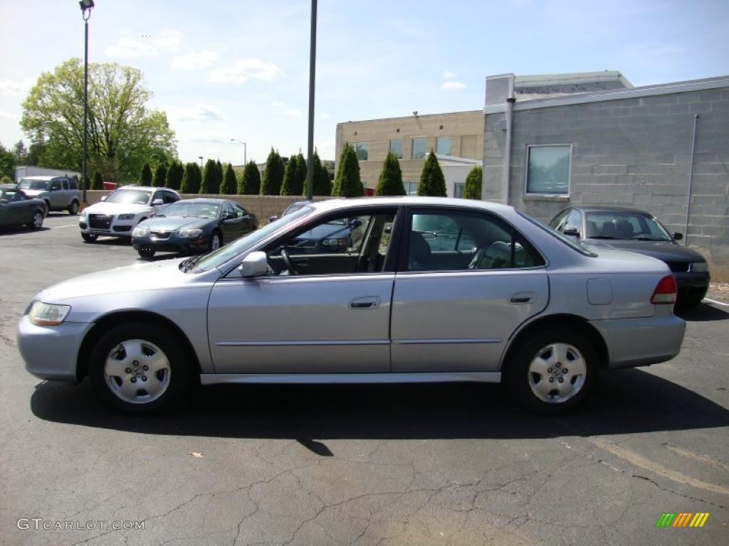 2002 Accord EX V6 Sedan - Satin Silver Metallic / Quartz Gray photo #10