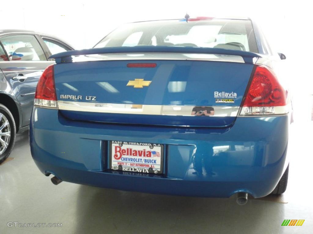 2010 Impala LTZ - Aqua Blue Metallic / Gray photo #4