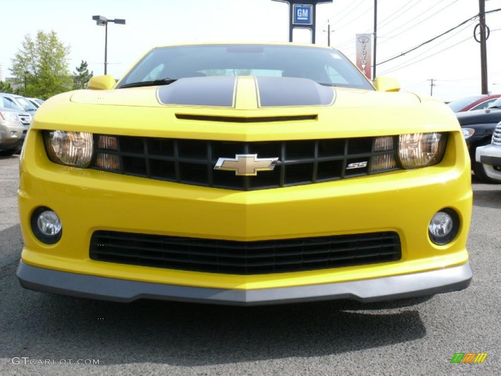 2010 Camaro SS Coupe - Rally Yellow / Black photo #2