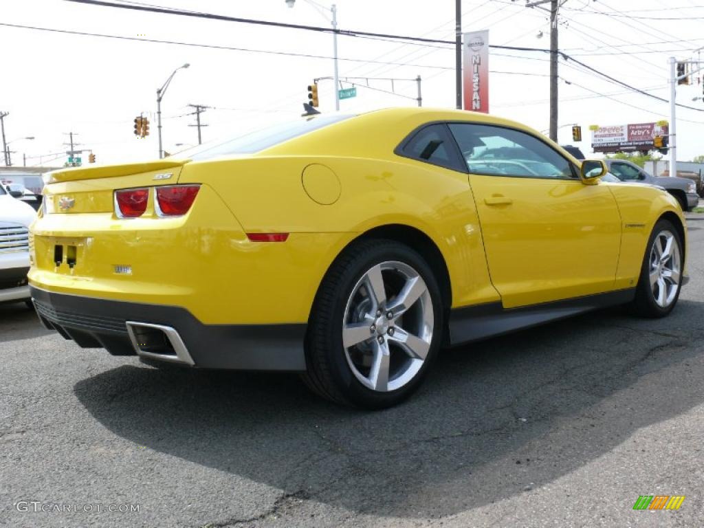 2010 Camaro SS Coupe - Rally Yellow / Black photo #4