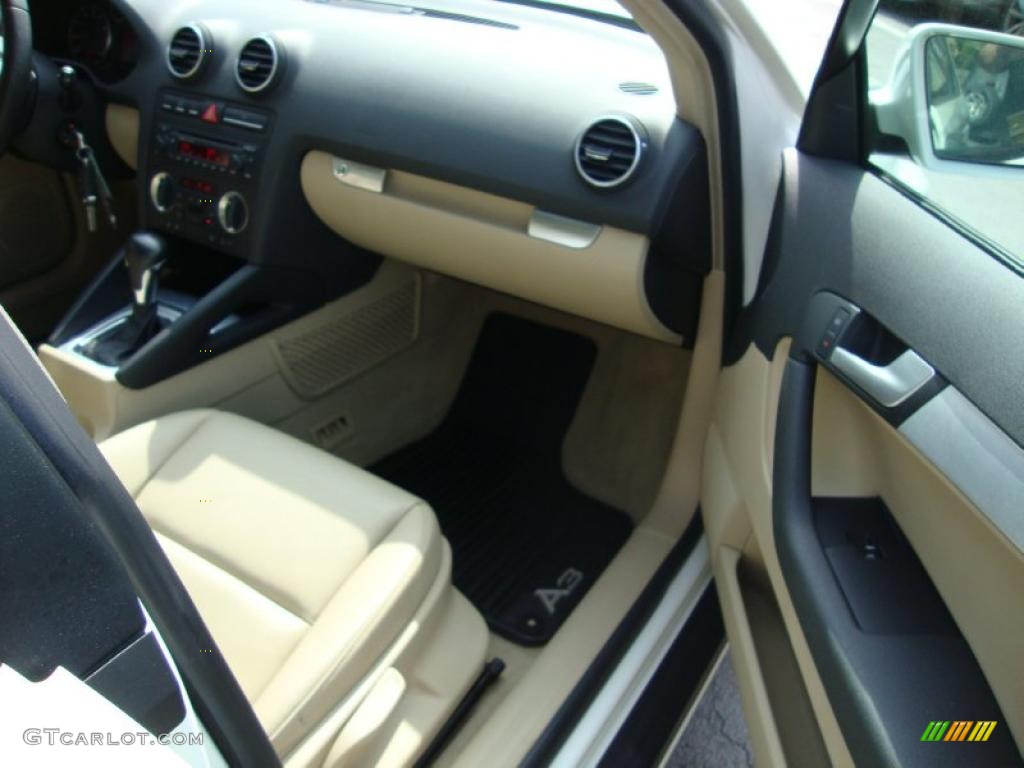 2006 A3 2.0T - Arctic White / Beige photo #13