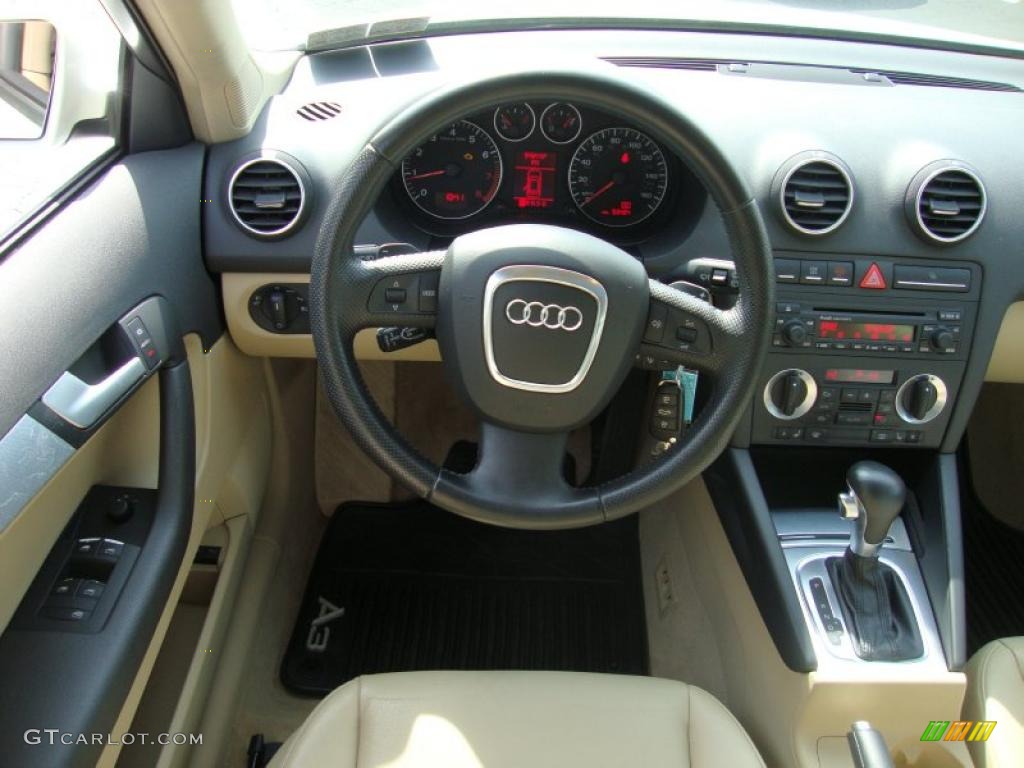 2006 A3 2.0T - Arctic White / Beige photo #33