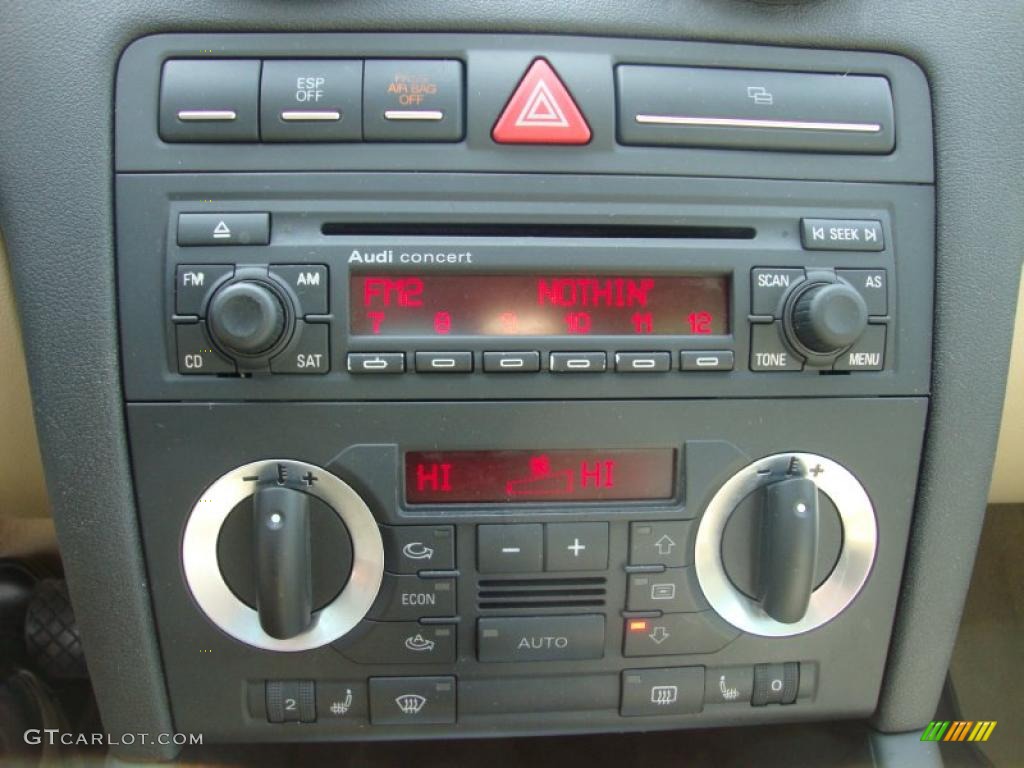 2006 A3 2.0T - Arctic White / Beige photo #35