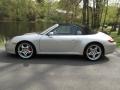 2007 Arctic Silver Metallic Porsche 911 Carrera 4S Cabriolet  photo #3