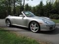 2007 Arctic Silver Metallic Porsche 911 Carrera 4S Cabriolet  photo #8