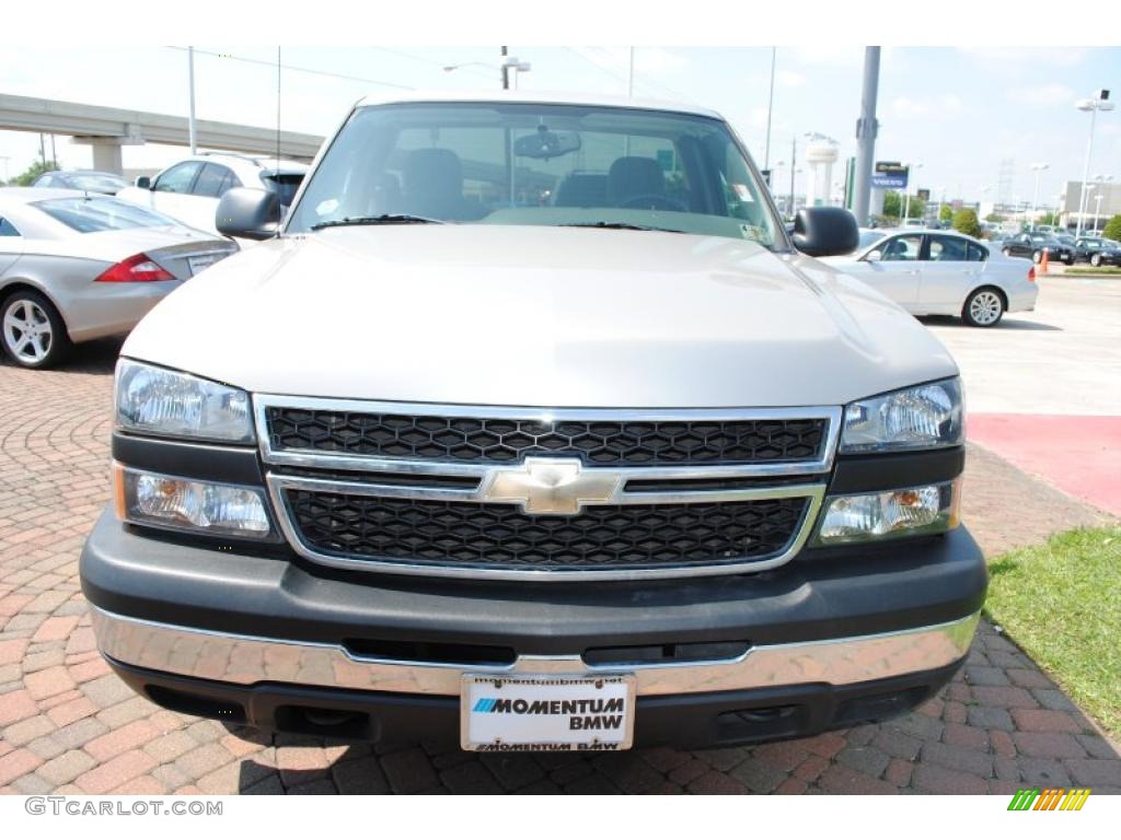 2006 Silverado 1500 LS Regular Cab - Silver Birch Metallic / Medium Gray photo #2