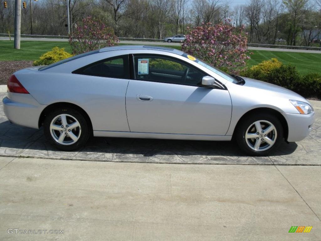 2003 Accord EX Coupe - Satin Silver Metallic / Black photo #3
