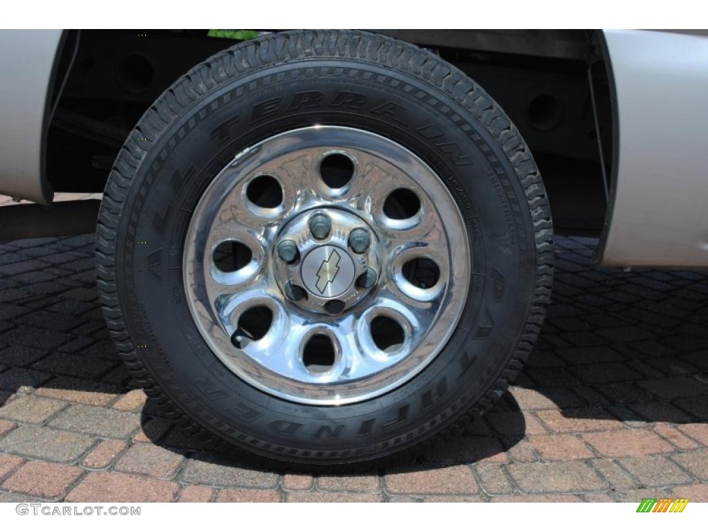 2006 Silverado 1500 LS Regular Cab - Silver Birch Metallic / Medium Gray photo #8