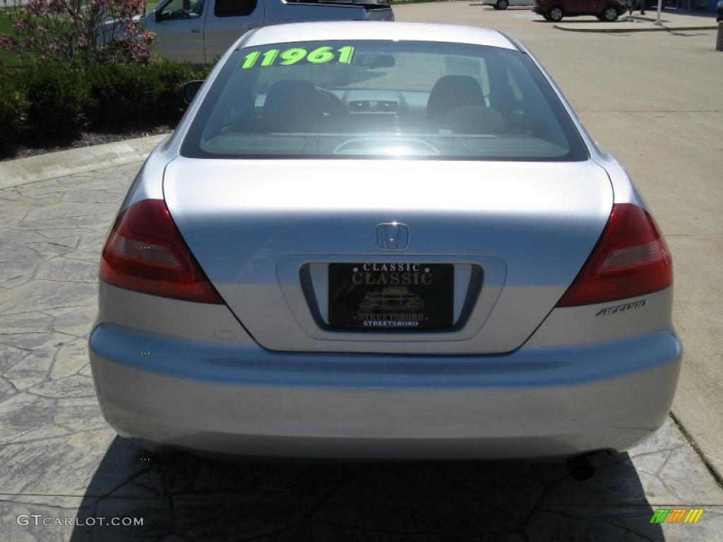 2003 Accord EX Coupe - Satin Silver Metallic / Black photo #6