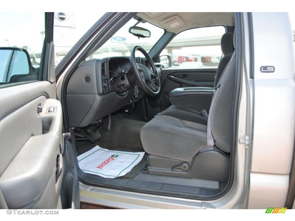 2006 Silverado 1500 LS Regular Cab - Silver Birch Metallic / Medium Gray photo #11