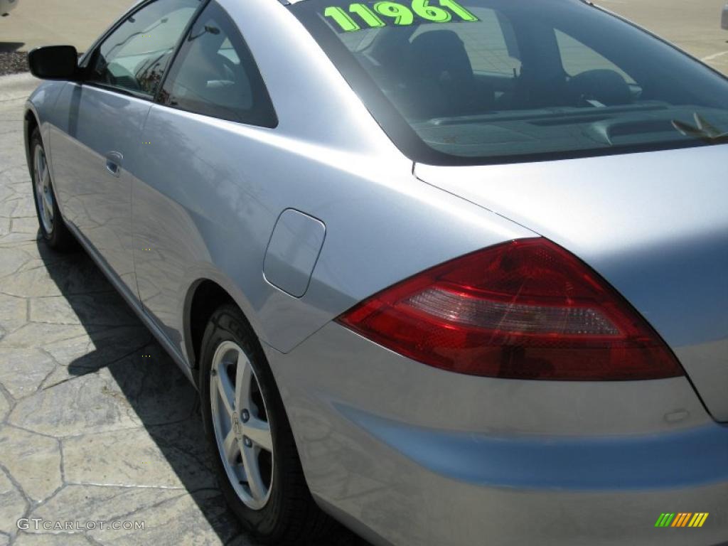 2003 Accord EX Coupe - Satin Silver Metallic / Black photo #7