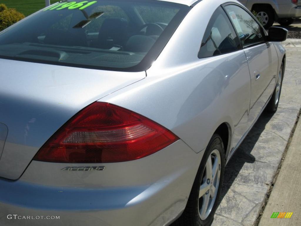 2003 Accord EX Coupe - Satin Silver Metallic / Black photo #8