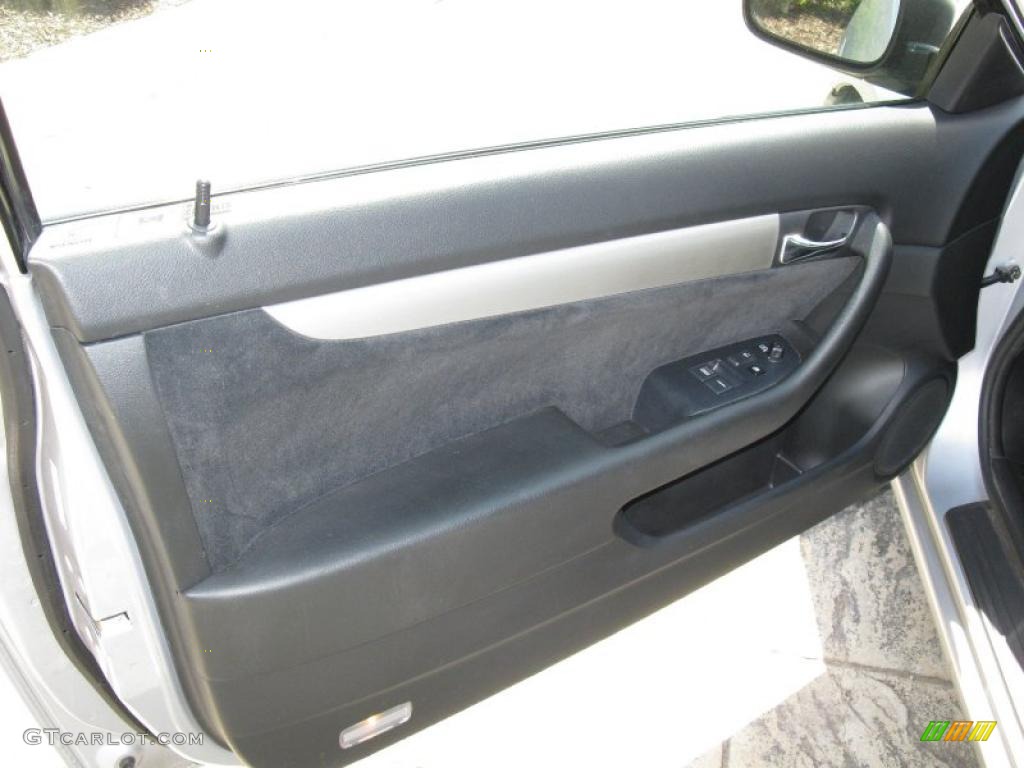 2003 Accord EX Coupe - Satin Silver Metallic / Black photo #12