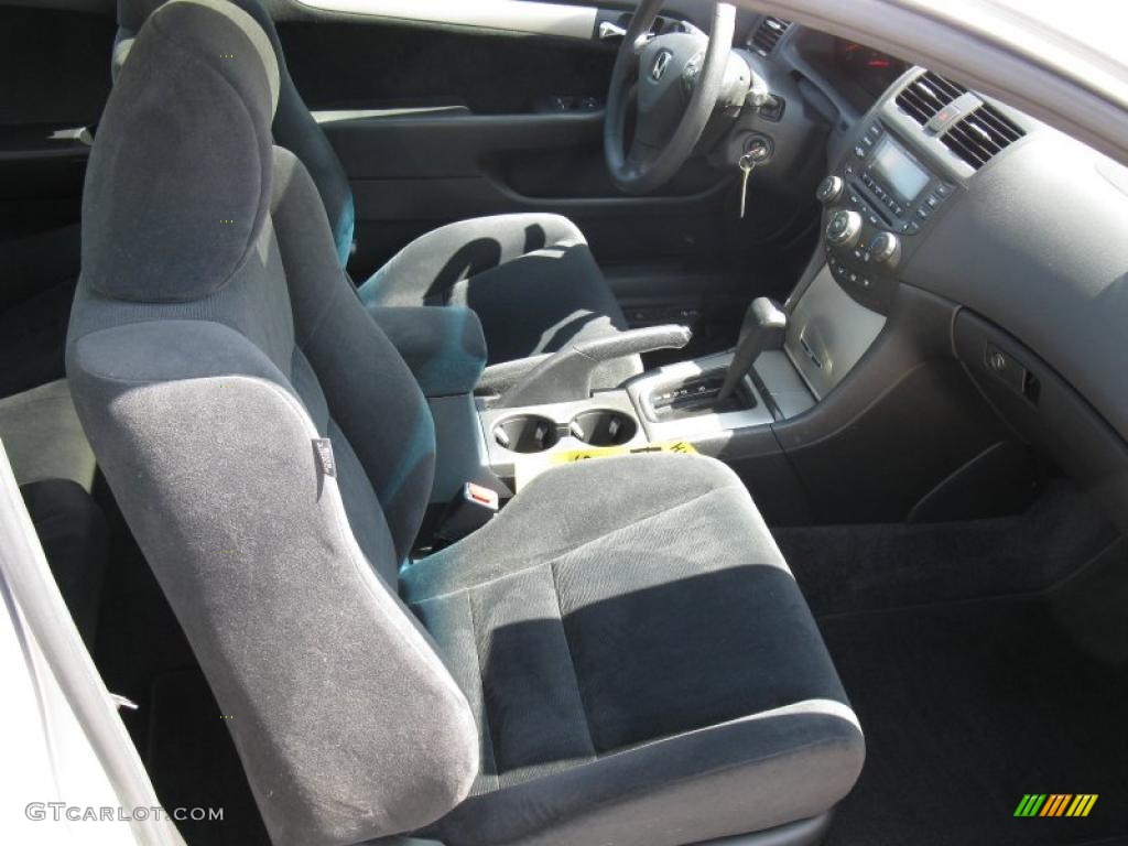 2003 Accord EX Coupe - Satin Silver Metallic / Black photo #23