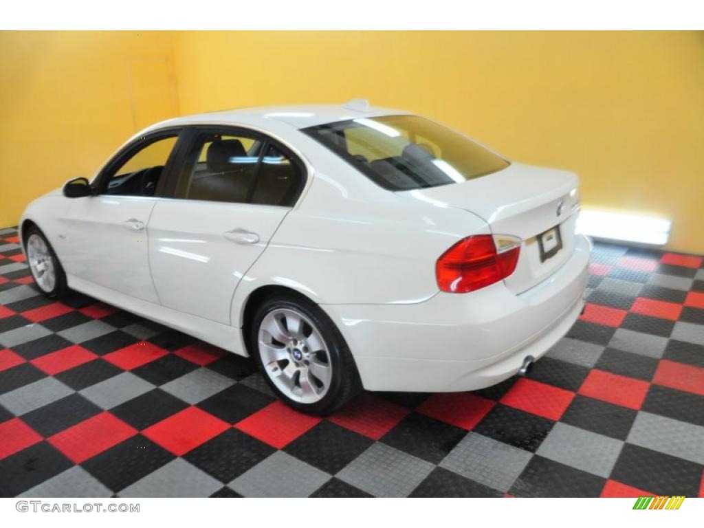 2008 3 Series 335xi Sedan - Alpine White / Black photo #4