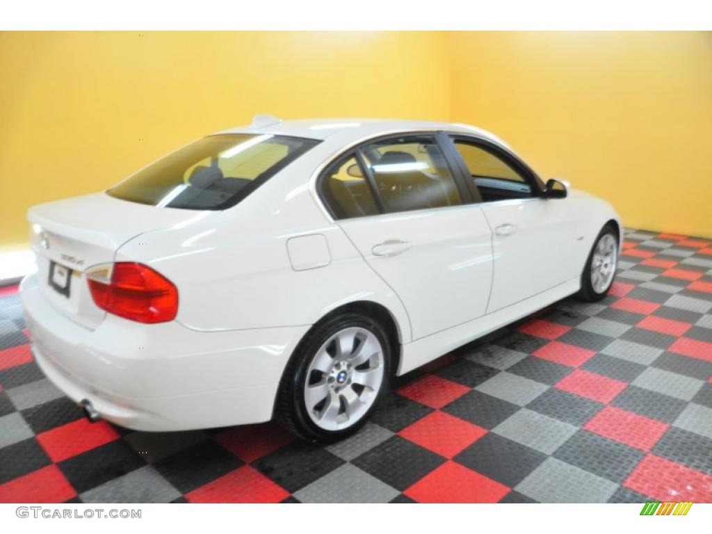 2008 3 Series 335xi Sedan - Alpine White / Black photo #6