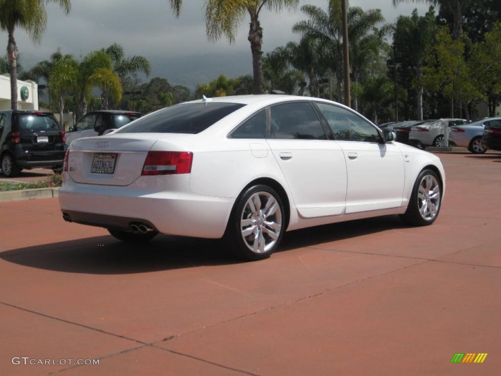 2008 S6 5.2 quattro Sedan - Ibis White / Silver photo #4