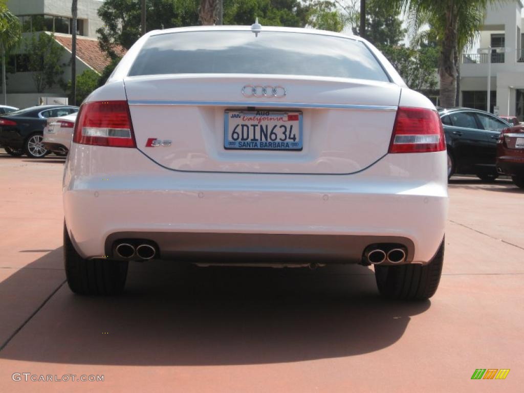 2008 S6 5.2 quattro Sedan - Ibis White / Silver photo #5
