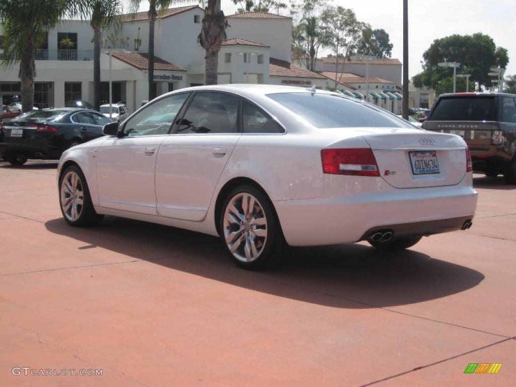 2008 S6 5.2 quattro Sedan - Ibis White / Silver photo #6