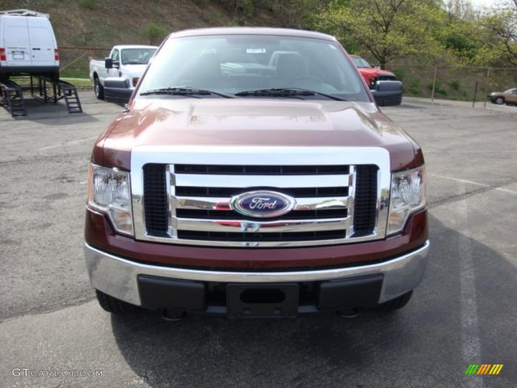 2010 F150 XLT SuperCrew 4x4 - Royal Red Metallic / Medium Stone photo #11