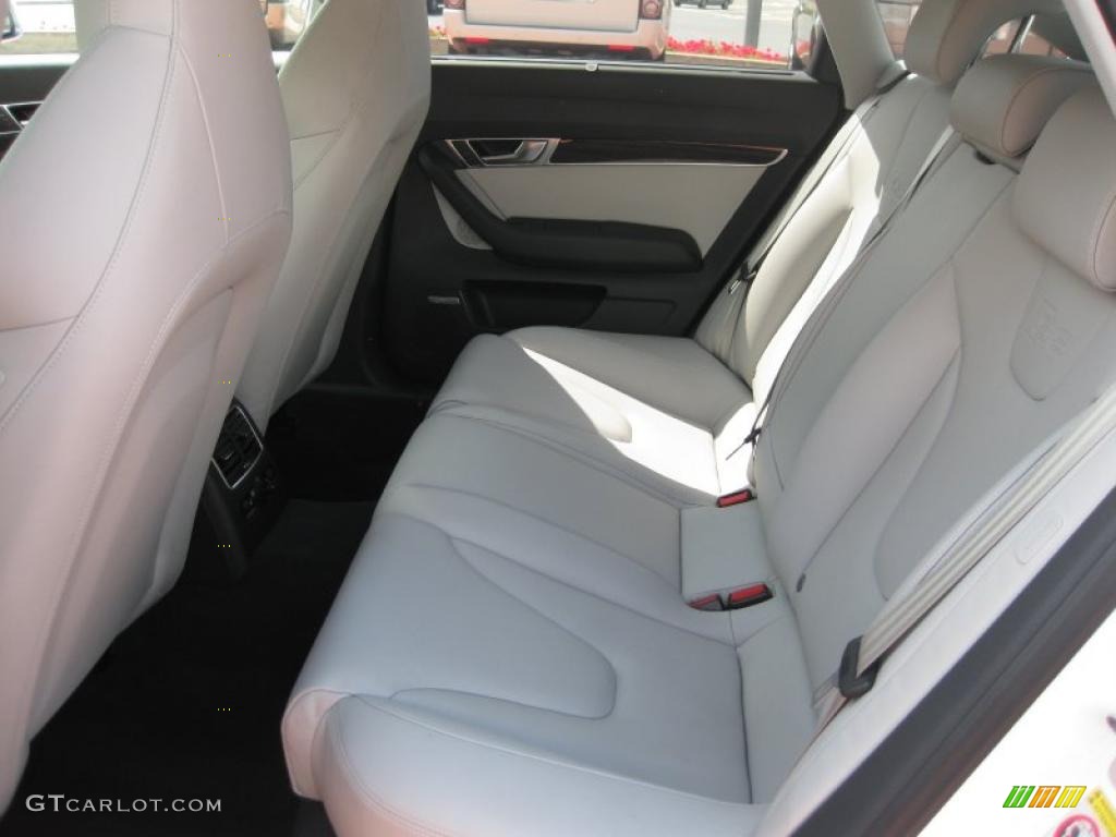 2008 S6 5.2 quattro Sedan - Ibis White / Silver photo #11