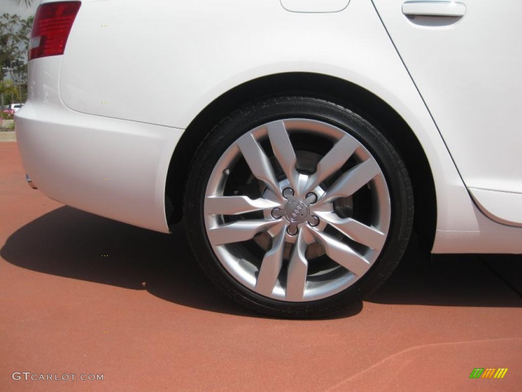 2008 S6 5.2 quattro Sedan - Ibis White / Silver photo #19