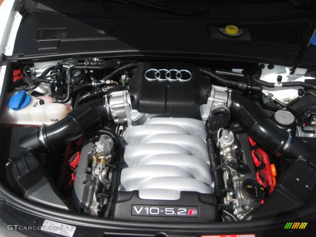 2008 S6 5.2 quattro Sedan - Ibis White / Silver photo #22