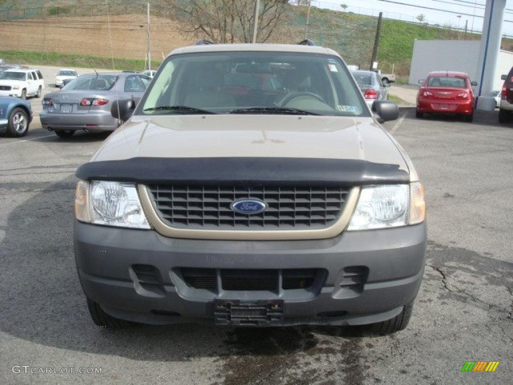 2003 Explorer XLS 4x4 - Harvest Gold Metallic / Medium Parchment Beige photo #11