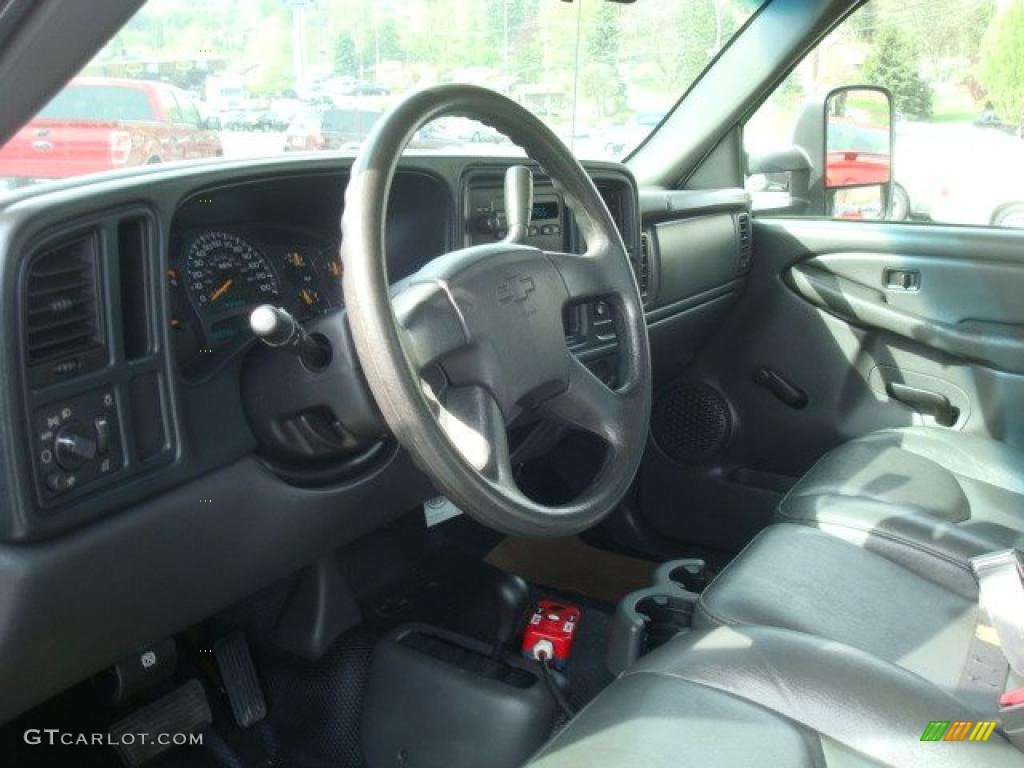 2003 Silverado 3500 Regular Cab 4x4 Chassis Dump Truck - Summit White / Dark Charcoal photo #14